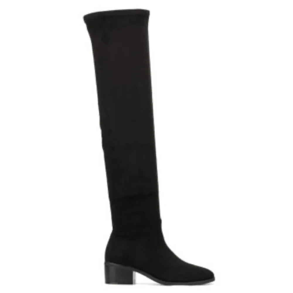 New York & Co Stacked Heel Over the Knee Boots Size 8